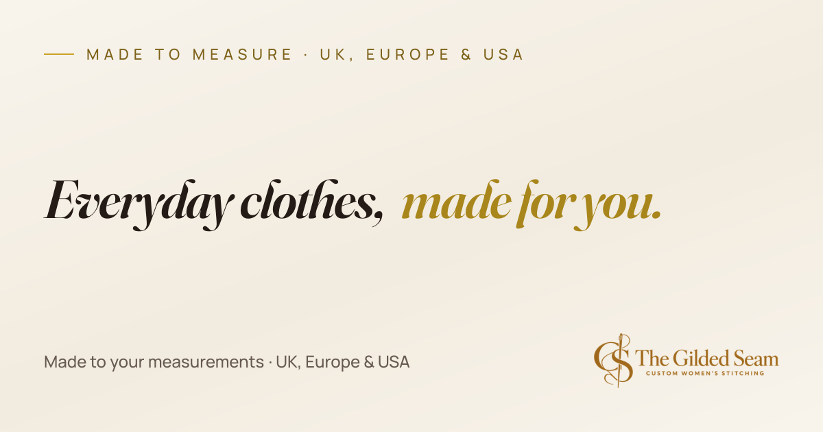 The Gilded Seam | Custom Stitching & Made-to-Measure Women’s Clothing